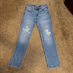 Levi's Light Blue Straight Leg Jeans